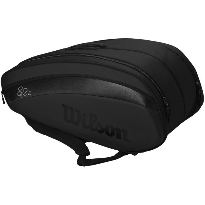 Murah Tas Tenis Wilson Roger Federer DNA 12 Pack Black Red Tennis Raket Bag Non COD