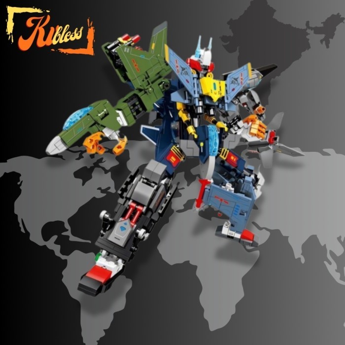 TERLARIS Transformer Robot Blok Bangunan murah 4IN1 6IN1 8IN1 Mainan Brick Balok Susun PANLOS/SEMBO