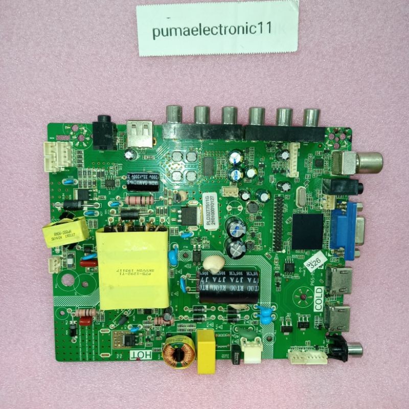 POLYTRON PLD32T7511G - PLD 32T7511 MESIN TV LED MAINBOARD MOTHERBOARD MB MODUL TV