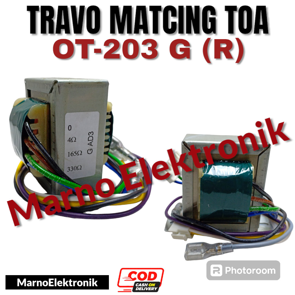 TRAVO TRAFO MATCHING TOA OT-203 G (R) OT-203G R OT-203GR OT203 OT 203 ASLI ORI