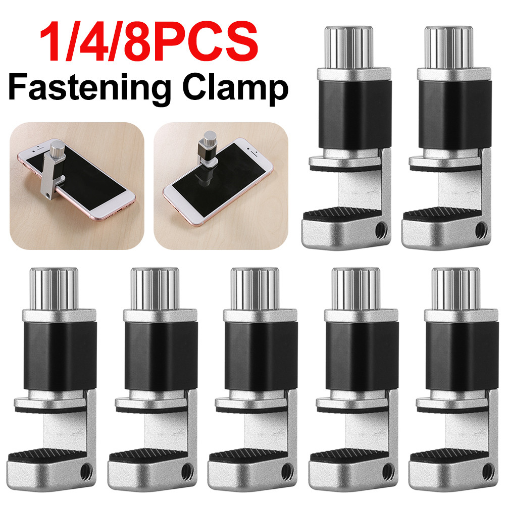 1/4/8pcs Adjustab Metal Clip Fixture LCD Display Screen