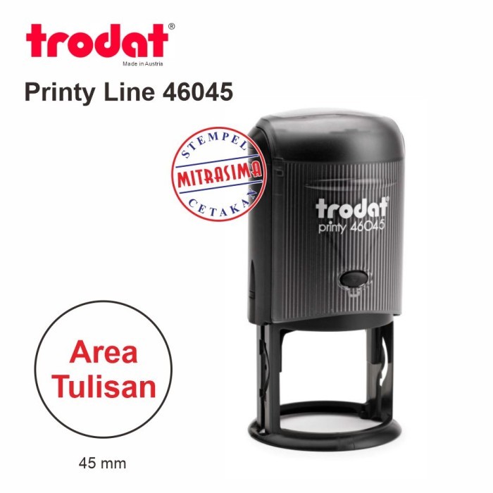 

Stempel Trodat 46045 ( Model Bulat )