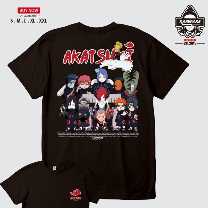 Promo Karimake Kaos Baju T-Shirt Distro Pria Wanita Cowok Cewek Keren Unisex Katun Combed 24S Anime 