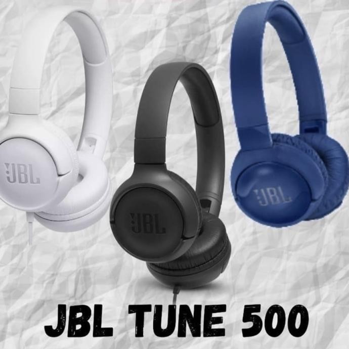 JBL TUNE500 WIRED HEADPHONE PURE BASS TUNE 500 T500 BY HARMAN ORIGINAL DAN TERPERCAYA