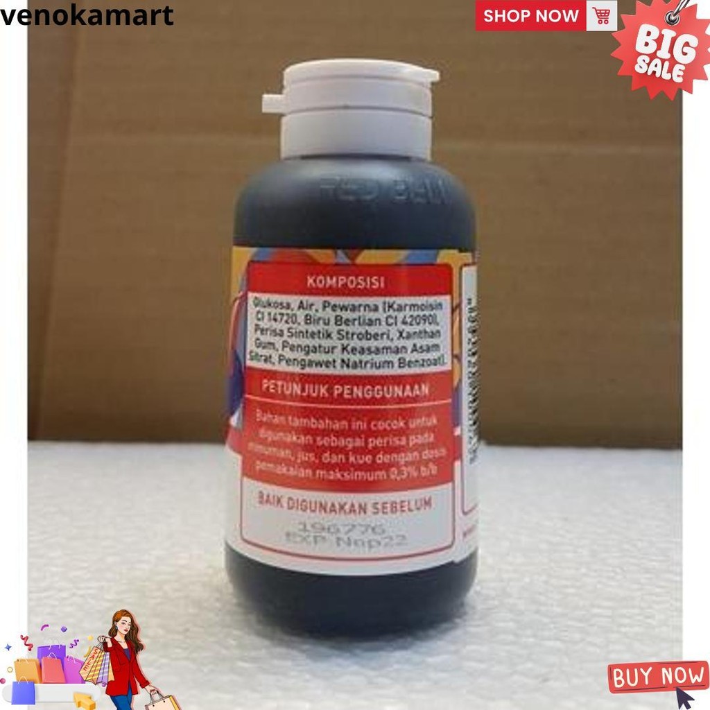 

Pewarna Dan Perisa Red Bell Rasa Strawberry 55Ml Bj Best Seller
