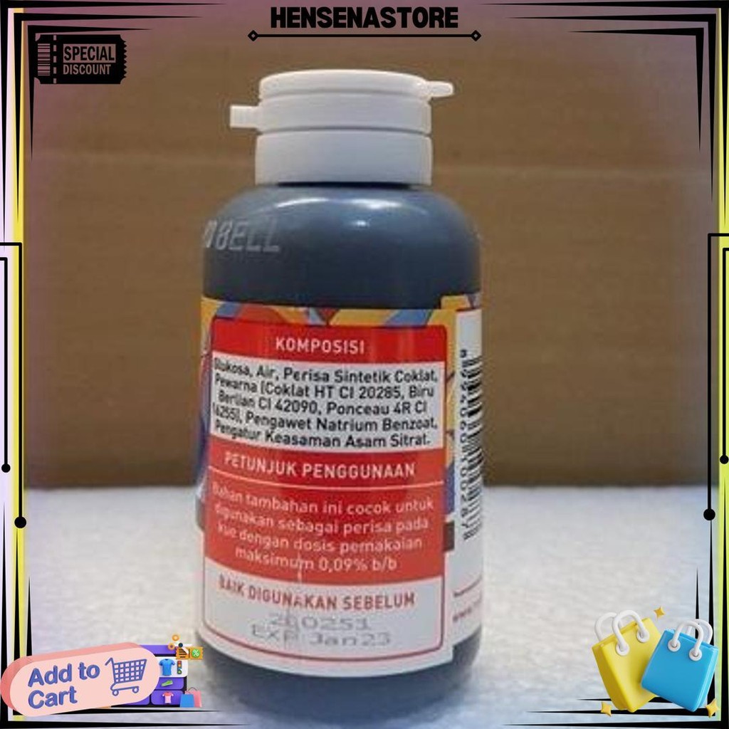 

Pewarna Dan Perisa Red Bell Rasa Dark Chocolate Coklat 55Ml Bj Terlaris