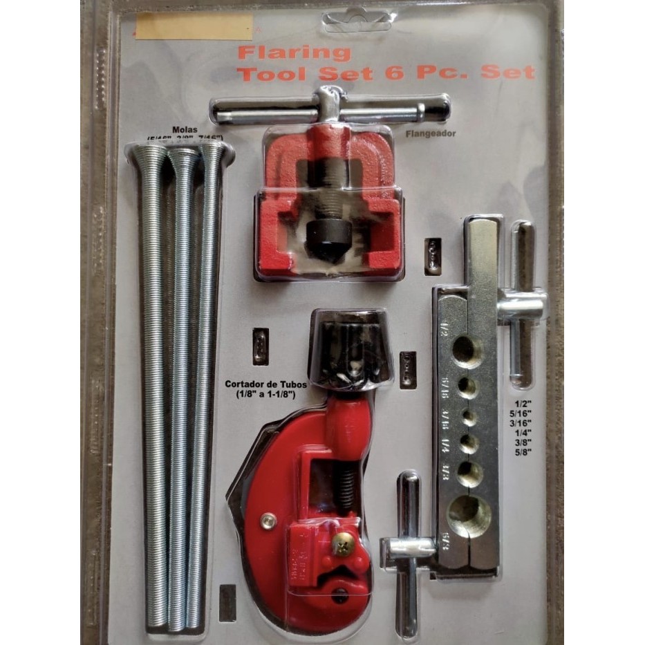 TERLARIS Flaring Tools Set 6 Pcs Pipe Cutter Pipe Cutter Ac Pemotong Pipa