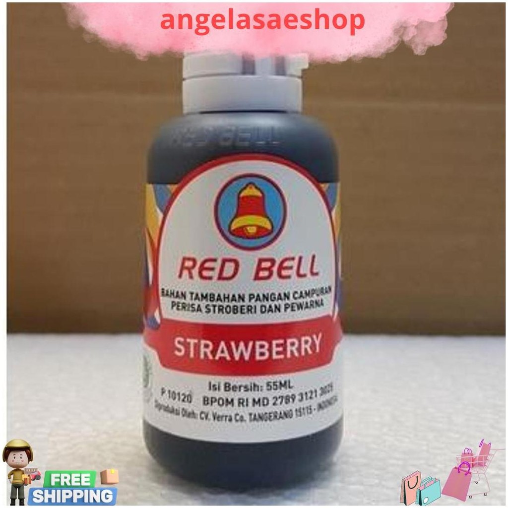 

Pewarna Dan Perisa Red Bell Rasa Strawberry 55Ml Original Produk