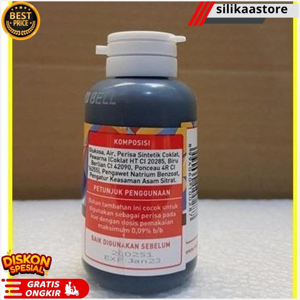

Pewarna Dan Perisa Red Bell Rasa Dark Chocolate Coklat 55Ml Terlaris