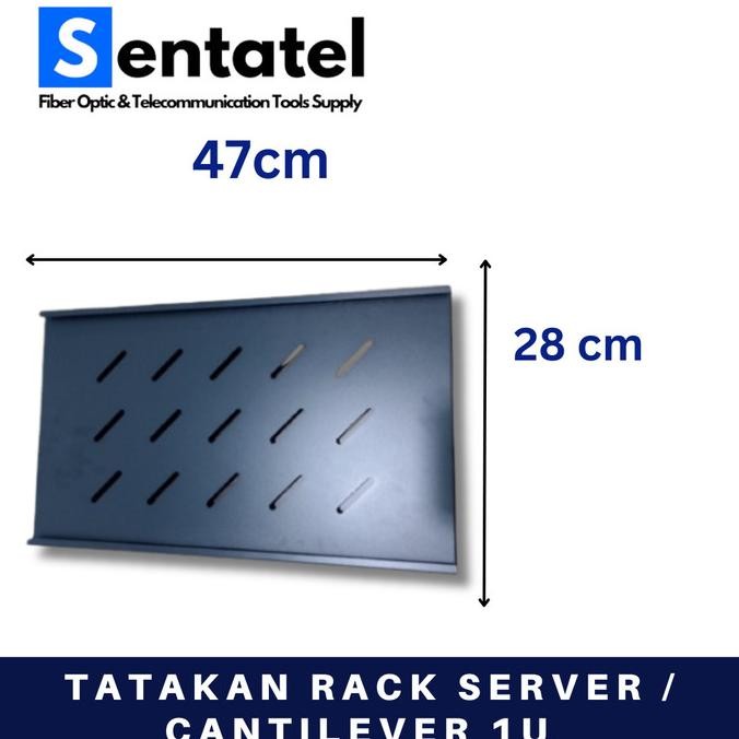TATAKAN WALLMOUNT RACK SERVER / CANTILEVER 1U / SHELF RACK 19 INCH