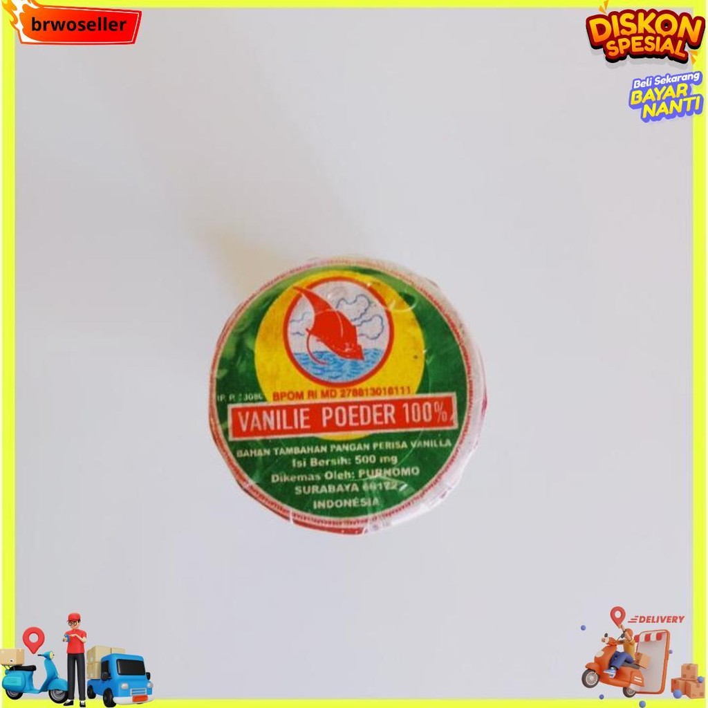 

Vanilie Powder Vanili Bubuk Cap Kapal Layar Lajar 1 Slop Bj Termurah