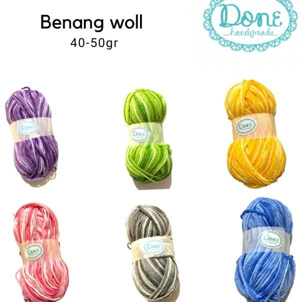 Benang Woll Yarn Benang Rajut Nitting Yarn Crochet Benang Tal