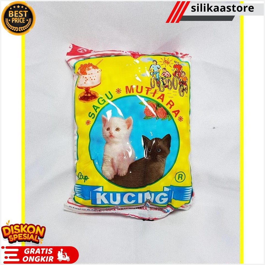 

Sagu Mutiara Cap Kucing 100 Gr - Sagu Mutiara Gratis Ongkir
