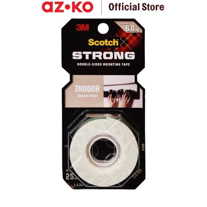 

Sale Azko 3M Double Tape Scotch Foam Mounting Tape 25X1.5 Mtr