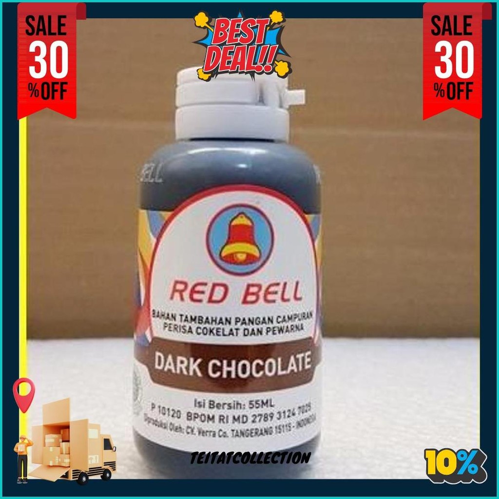 

Pewarna Dan Perisa Red Bell Rasa Dark Chocolate Coklat 55Ml Termurah Banget