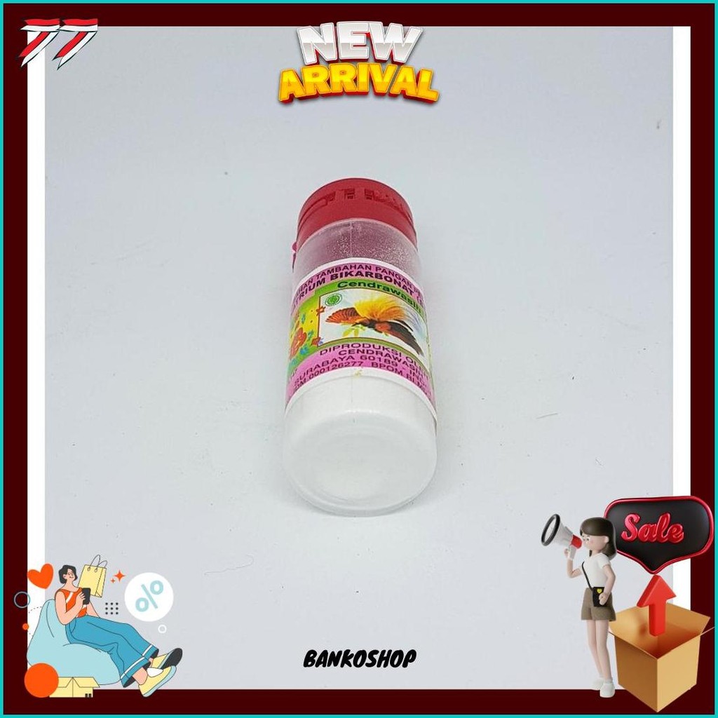 

Soda Kue Cap Cendrawasih 15Gr Siap Kirim