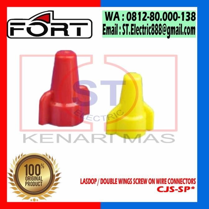 

diskon! lasdop / double wings screw on wire conne fort / cjs-sp1 / 4-8mm