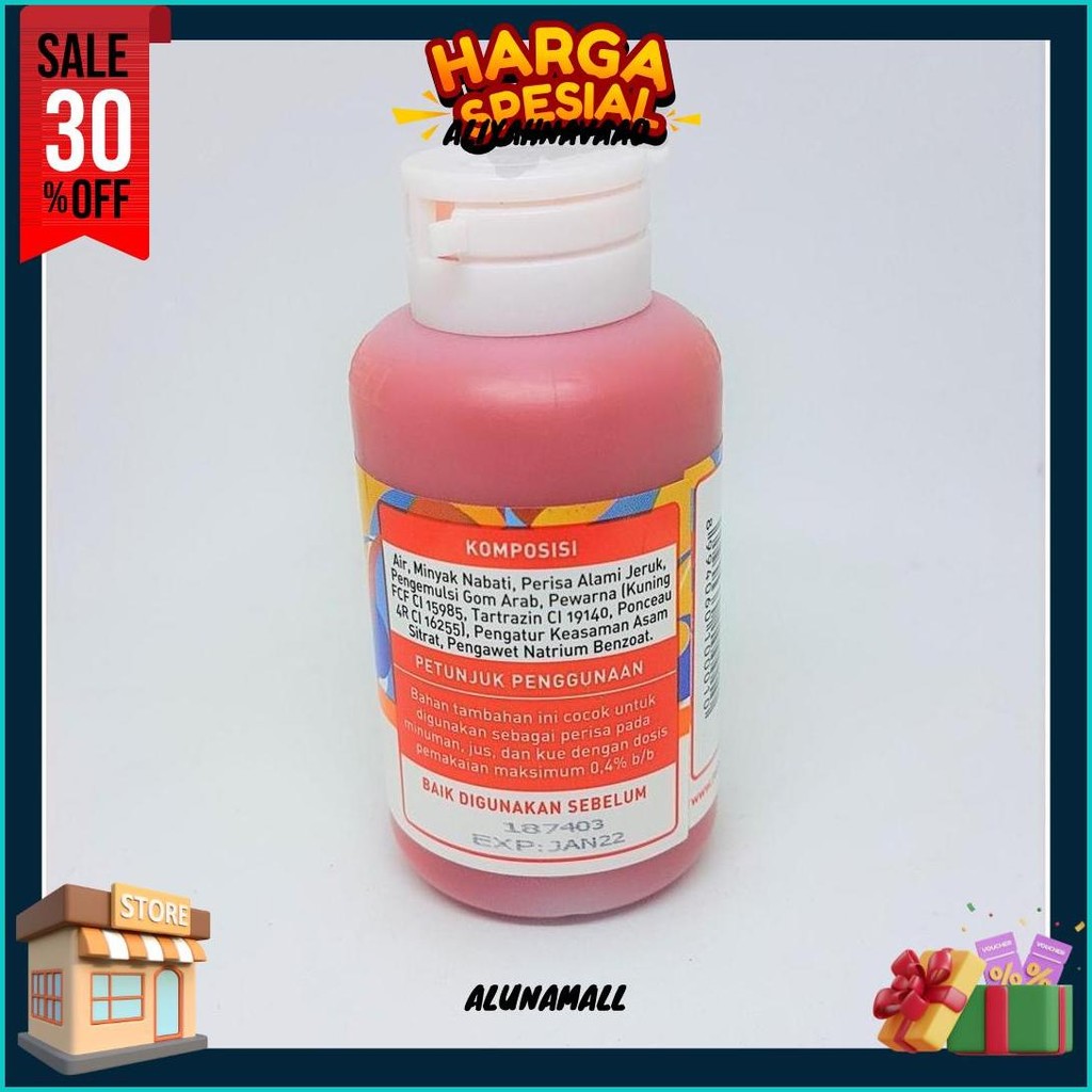 

Perasa Dan Pewarna Red Bell Rasa Orange Base Special 55Ml Siap Kirim
