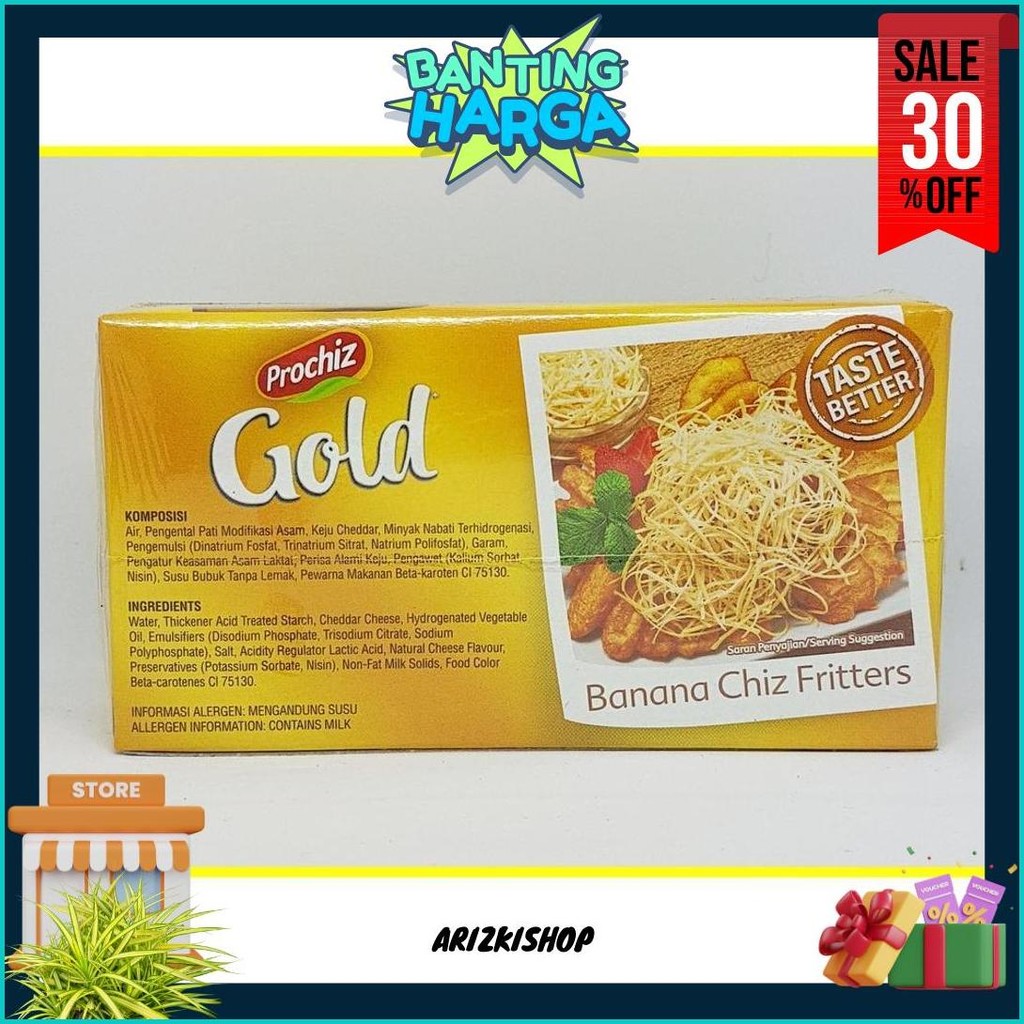 

Keju Prochiz Gold Cheddar 170 Gr Siap Kirim