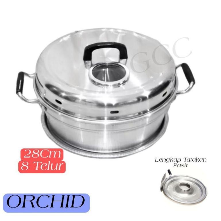 tan baking pan set orchid 7telur dan 8telur alat oven panggangan kue bolu loyang kue lengkap tatakan
