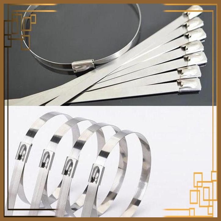 

[ETR] STAINLESS STEEL ZIP CABLE TIES LOCK TIE WRAP 4.6mmx350mm