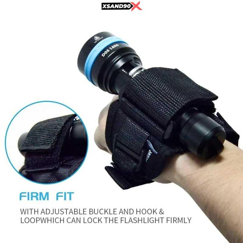 XTAR Pegangan Senter Selam Wrist Strap Diving Flashlight Adjustable