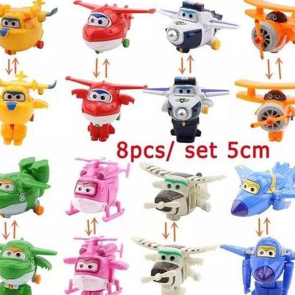 

diskon! figure super wings jett jerome dizzy paul donnie set isi 8 pcs one
