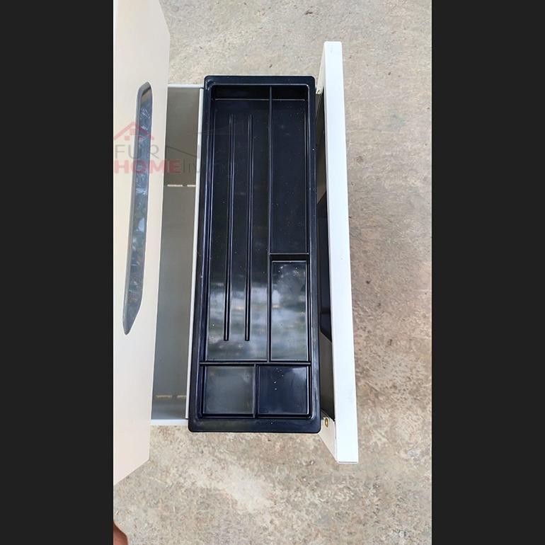 MP003 Pedestal Meja 3 Laci Drawer Besi | Cabinet Laci Meja roda | Nakas Roda Besi Mobile Drawer