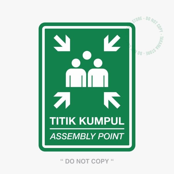 

Sale Rambu Sign K3 Titik Kumpul 30 X 40 Cm Plat Alumunium
