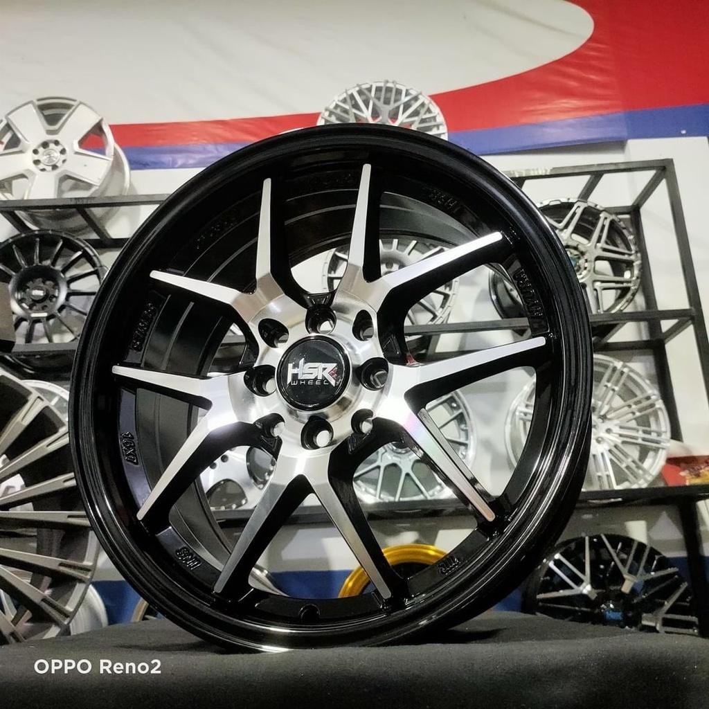 Pelek Mobil Racing Honda Jazz Yaris Sigra Sirion Swift Ignis Ring 16 - Hsr Wheel Hyura - Pelek Impor