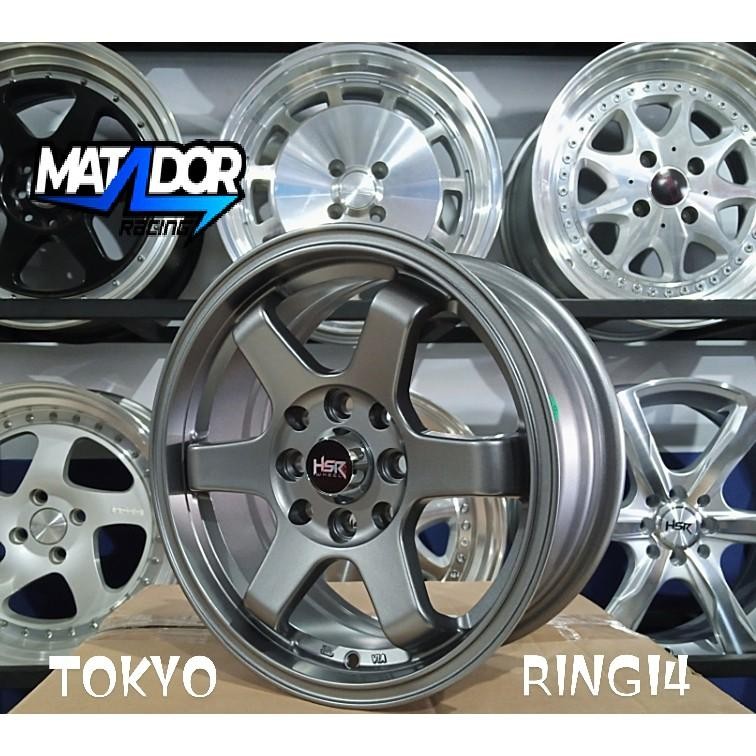 Velg Mobil Racing Tokyo Hsr R14 Standar Agya Calya Sigra Xenia Brio