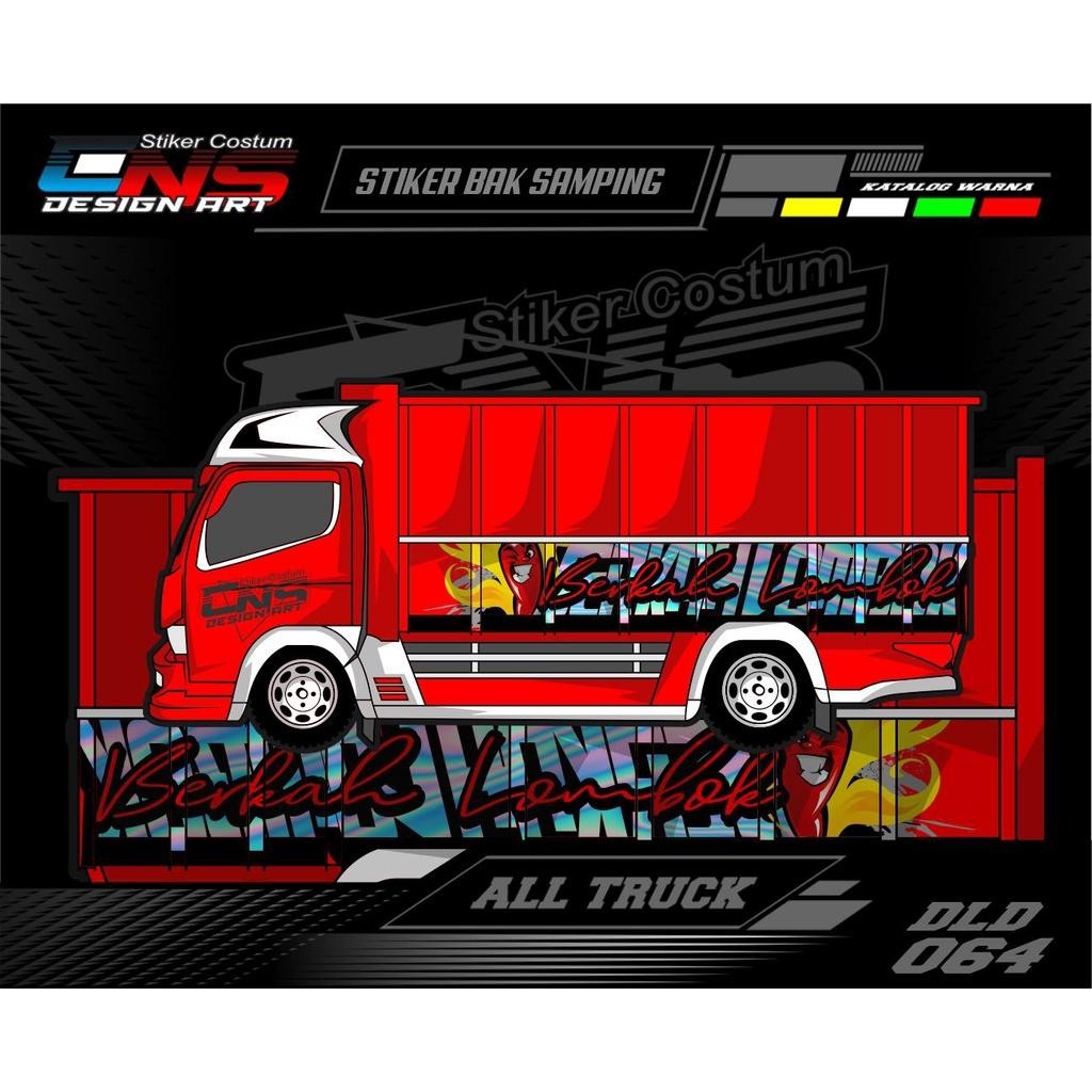 Sticker Stiker Truk Canter Sticker Stiker Bak Samping Truk Canter Dump Ragasa Giga Elf Stiker Printi