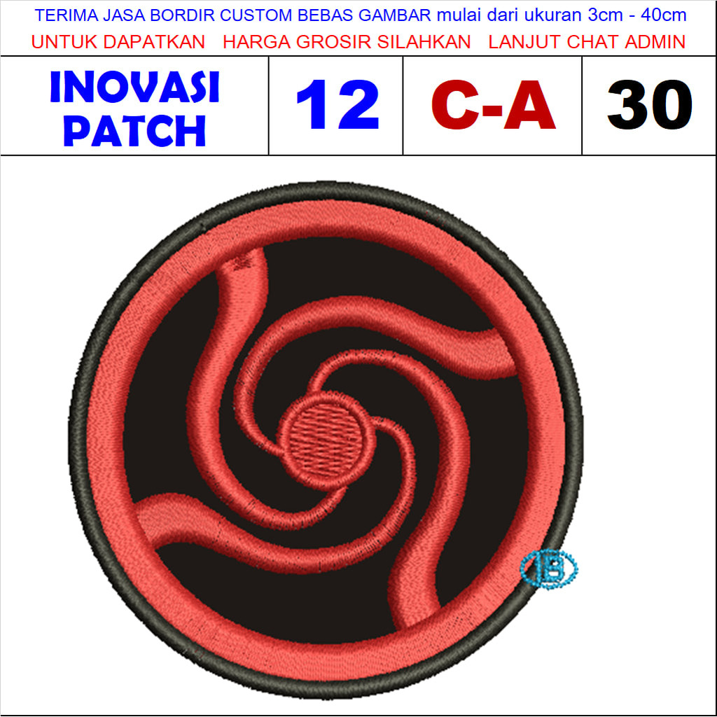 PATCH BORDIR LOGO ANIME JUJUTSU KAISEN C-A30 - INOVASI PATCH REVIEW / TESTIMONI
