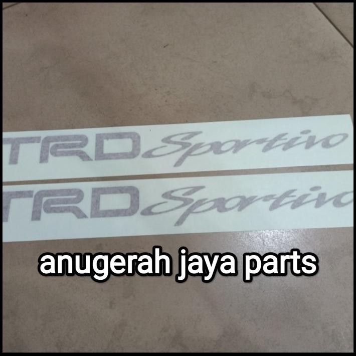 TERMURAH STIKER TRD SPORTIVO HITAM/BLACK RUSH 2019-2021 ORIGINAL 