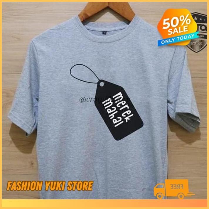 KAOS TSHIRT BAJU COMBED 30S DISTRO MERK MEREK MAHAL BRAND POLOS CUSTOM INDONESIA  PRIA WANITA OBRAL 