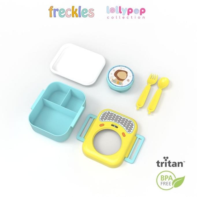 Grosir Freckles Lollypop Speaker Lunch Box | Tritan Lunch Box | Bpa Free