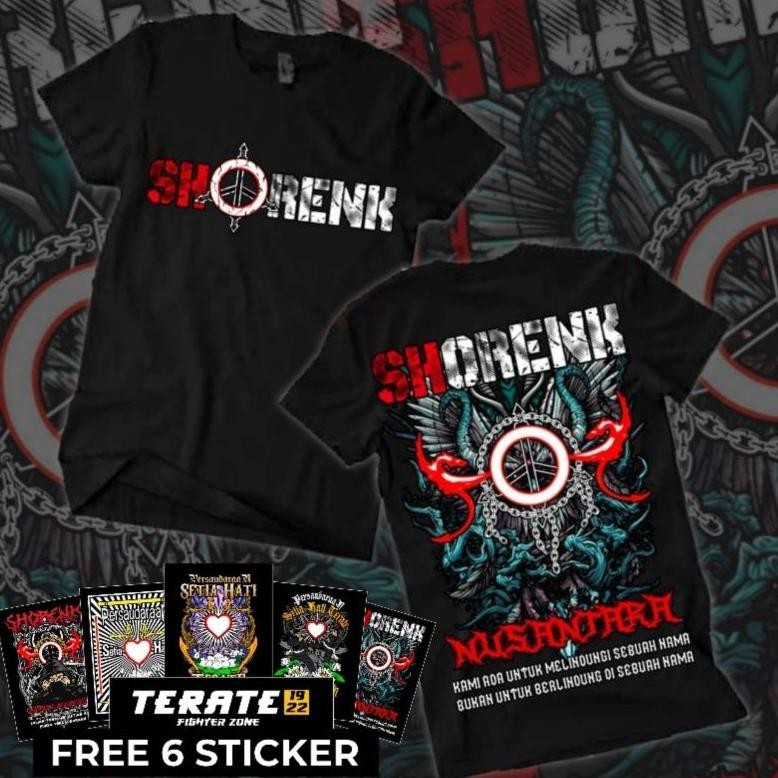 Promo Kaos Shorenk Nusantara Kaos Psht Atasan Psht Kaos Pria Kaos Wanita Gratis Stiker Psht