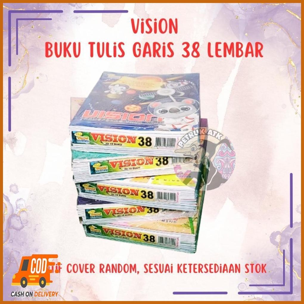 

Flash Sale Discount [Pak] Buku Tulis Vision Isi 38 Lembar (10 Pcs) Grosir