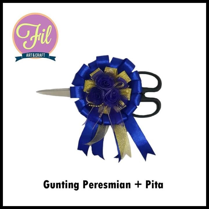 

BEST DEAL GUNTING PERESMIAN / PITA PERESMIAN / PITA GUNTING / PITA SATIN BIRU !!!!