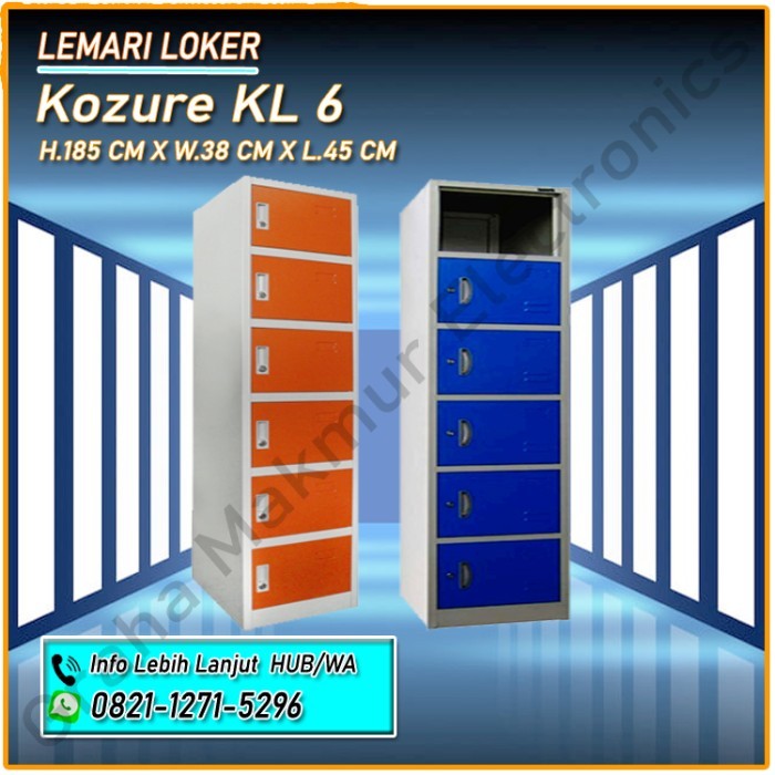 Locker 6 Pintu Kozure KL 6