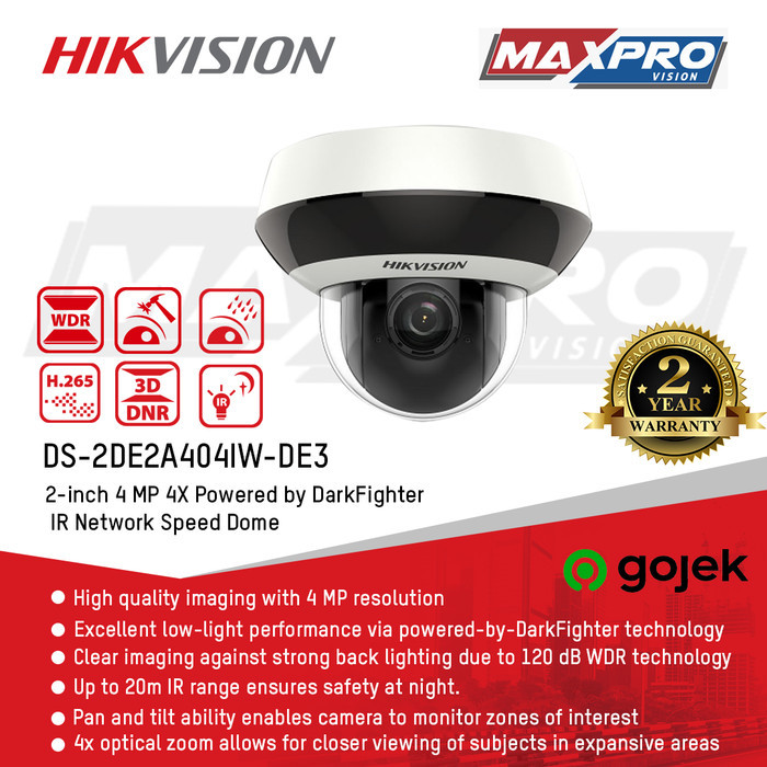 HOT SALE HIKVISION IP PTZ DS-2DE2A404IW-DE3 DARK FIGHTER