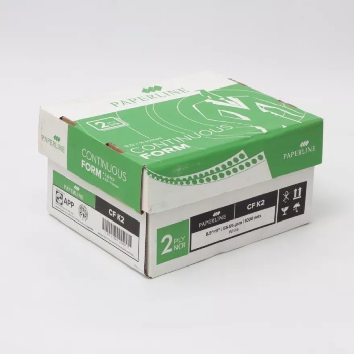 

Continous Form 9 1/2 * 11" Paperline 2 Ply