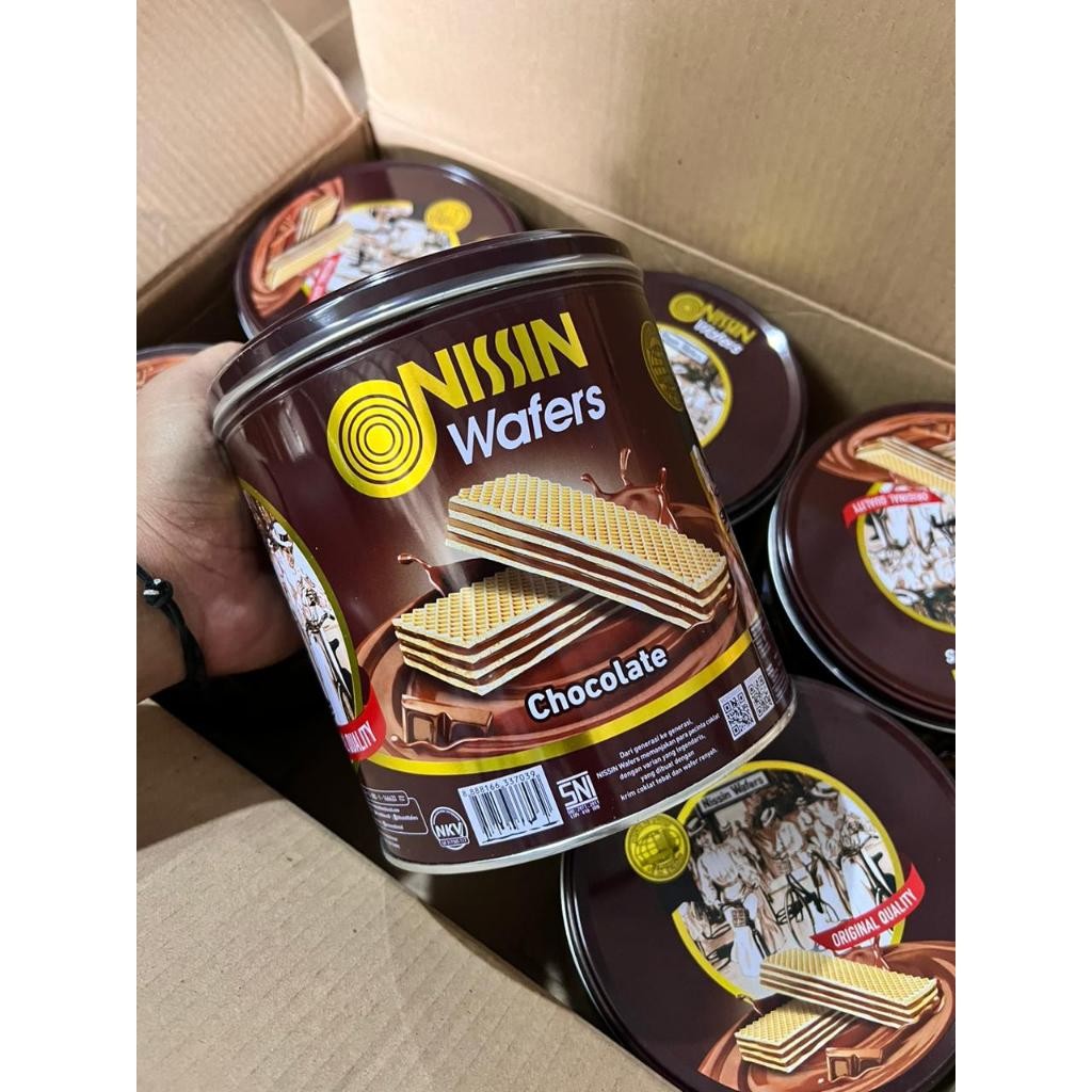 

NISSIN WAFFER KALENG 570 GRAM 1 DUS ISI 6 KALENG