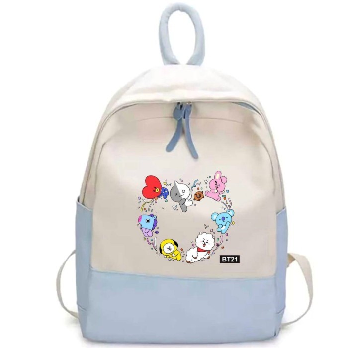 STOK TERBATAS Tas Sekolah Bts Kpop Tas Ransel Prempuan Bts 21 Tas Korea Terbaru