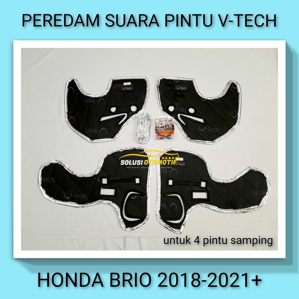 Honda Brio 2018-2022+ Peredam Suara Pintu Aksesoris Mobil Vtech Ori Plug N Play