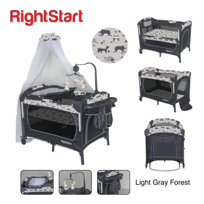 HOT SALE Baby Box Right Star 8 in 1 RightStart Tempat Tidur Bayi Anak Ayunan