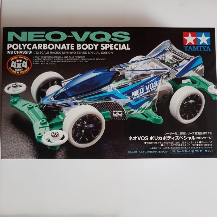 TERBARU tamiya 95633 neo vqs polycarbonate body special (velg y spoke carbon.)