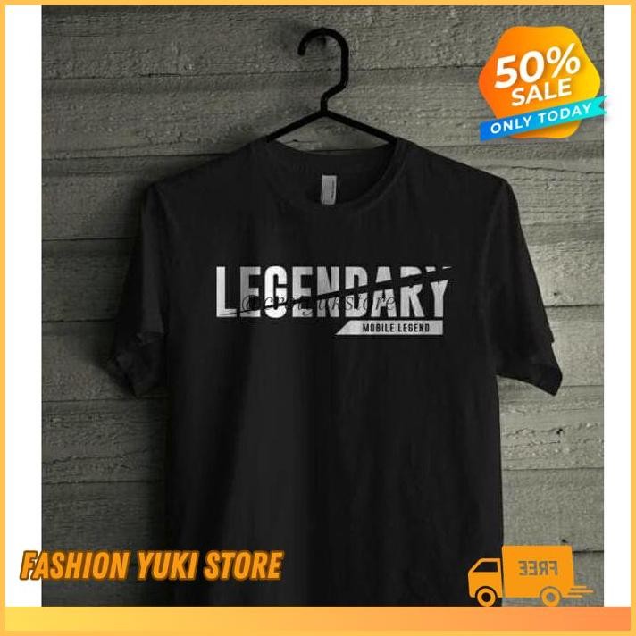 KAOS TSHIRT BAJU MURAH COMBED 30S DISTRO LEGENDARY MOBILE LEGEND ML LEGENDS GAME  POLOS CUSTOM INDON