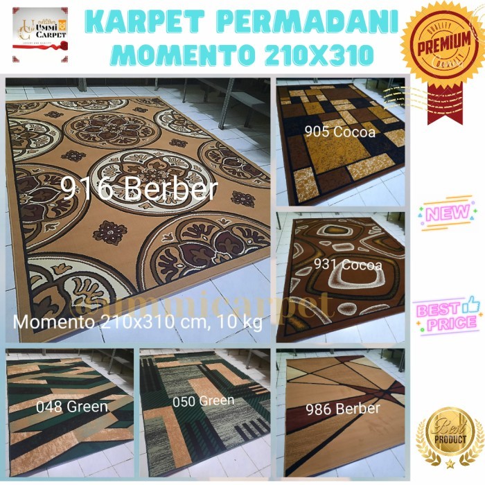 Karpet permadani momento 210x310 karpet lantai karpet ruang tamu