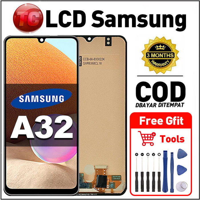 Original Lcd SAMSUNG A32 2020 4G fullset ori asli Layar hp touchscreen Sentuh Versi Tinggi COD